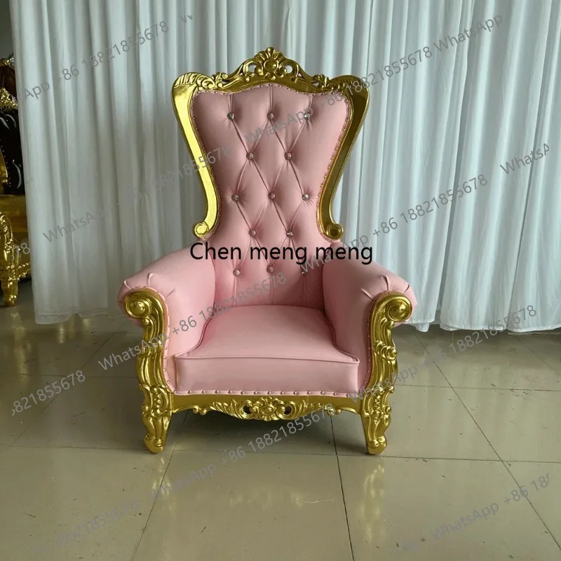 Wholesale Hotel Event Gold China Wooden Cheap Throne Chairs,kids Wedding Throne Chair Party view 6