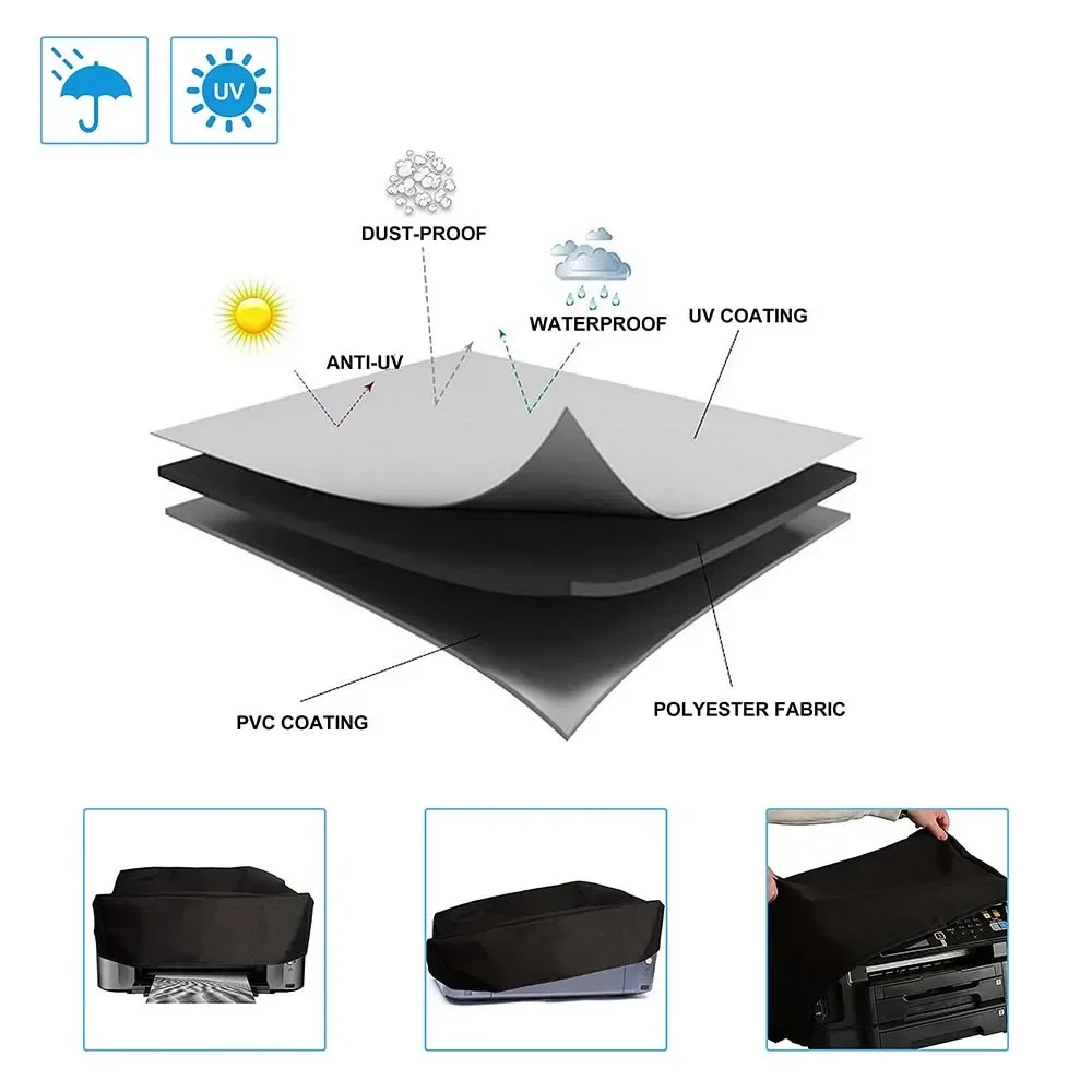 210D Printer Dust Cover Compatible For Canon TR4720/MG3620/TR8620a Wireless Printer Antistatic Water Resistant Printer Protector