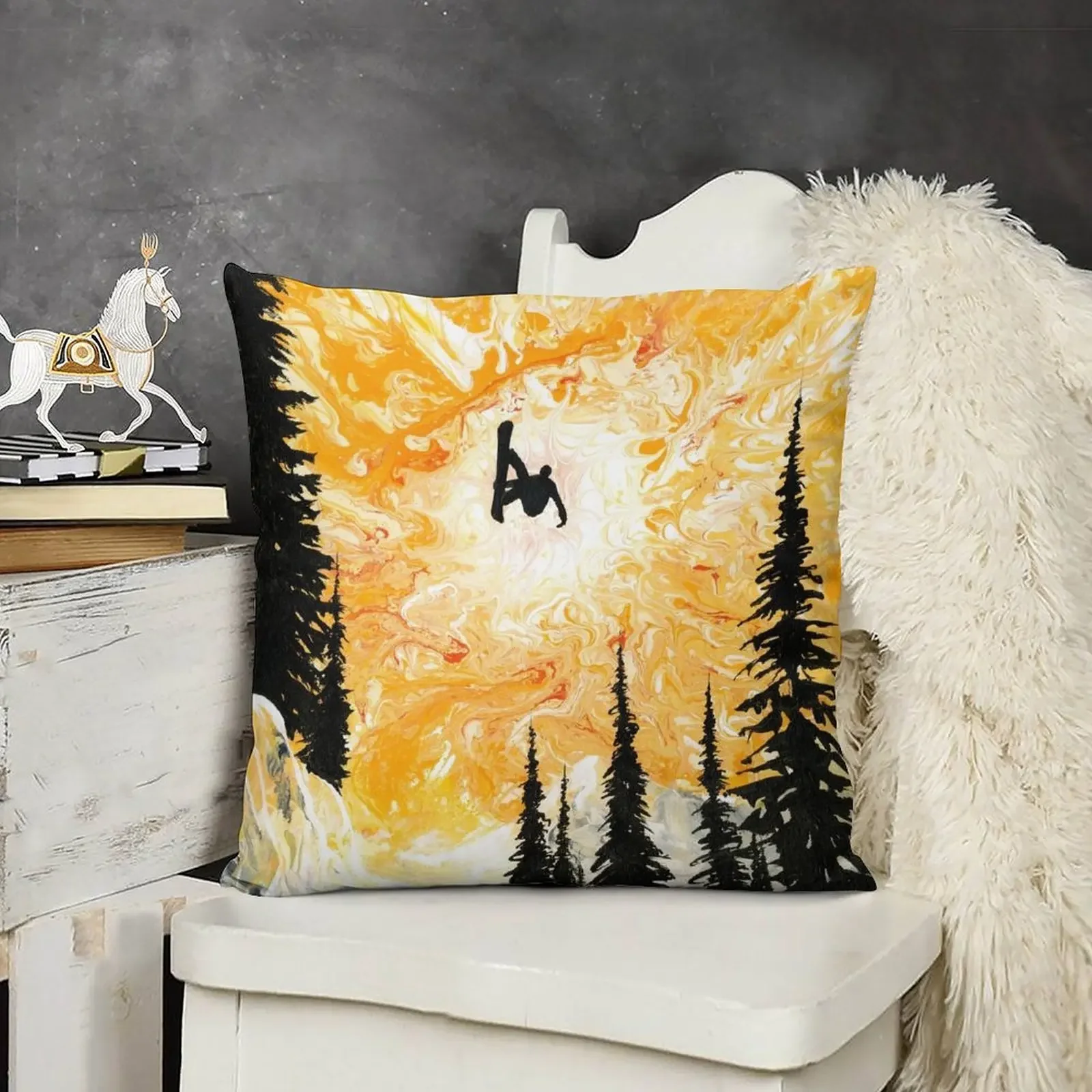 

Fire Sky Throw Pillow christmas decorations 2025 Pillows Aesthetic christmas pillowcases christmas ornaments 2025 pillow