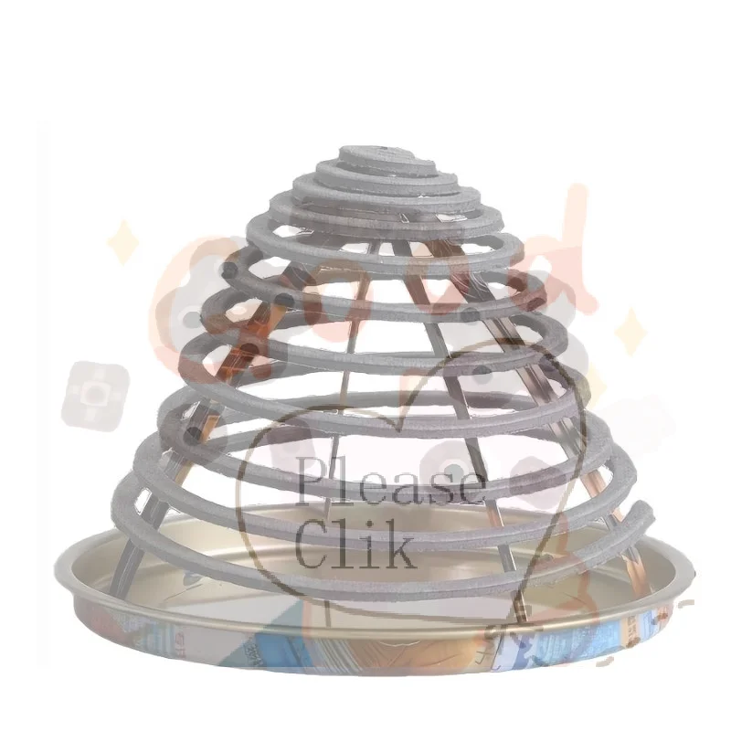 Value Pack Metal Mosquito Coil Holder 2/5pcs Ash Catcher Tray Stable Stand for Household Outdoor Use