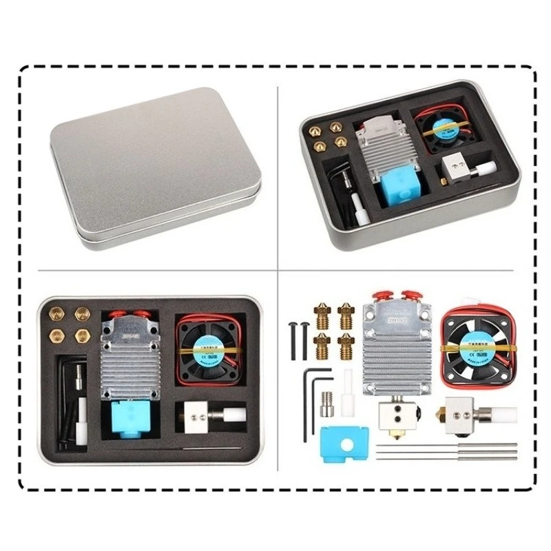 3D Printer 2IN1-V2 Two-color Nozzle Accessories, Two in And One Out Color Change, Extrusion Head Advertising Word Color Printing
