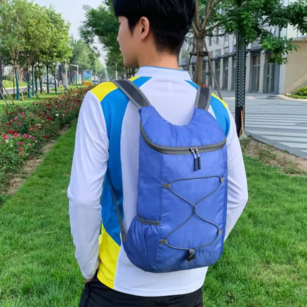 Mochila plegable informal de gran capacidad con cremallera para exteriores, bolsa de montaña, bolsa de hombro, Mochila deportiva, bolsa de escalada y senderismo