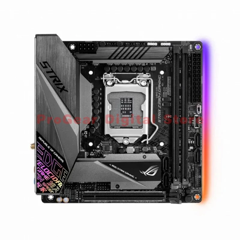 

Материнская плата Asus STRIX Z390-I GAMING LGA 1151 DDR4 ITX с поддержкой Wi-Fi, совместимая с процессорами Intel 8-го/9-го поколения