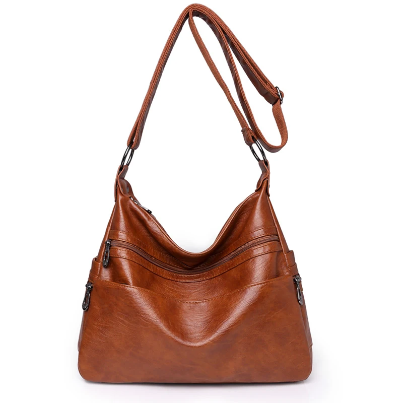 Bolso de mano de estilo Retro para mujer, bandolera de hombro grande de alta calidad, de diseñador de lujo, informal, 2024