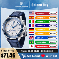 2025 New PAGANI DESIGN 007 Men's Watches Luxury Automatic Watch For Man NH35 Mechanical Wristwatches AR Sapphire Luminous Clock