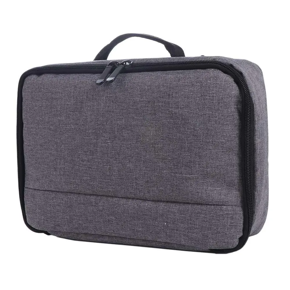 Carry Handbag Projector Storage Bag Business Style With Handle Projector Carrying Bag Waterproof Grey Projector Case Outdoor
