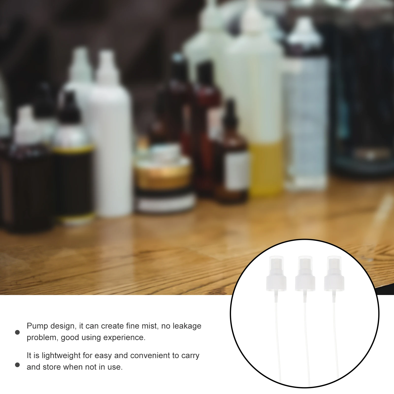 

40Pcs Spray Nozzle Replacement Pump Mist Sprayer Leakproof Fine Mist Spray Bottle Tops for Perfume Hair Use