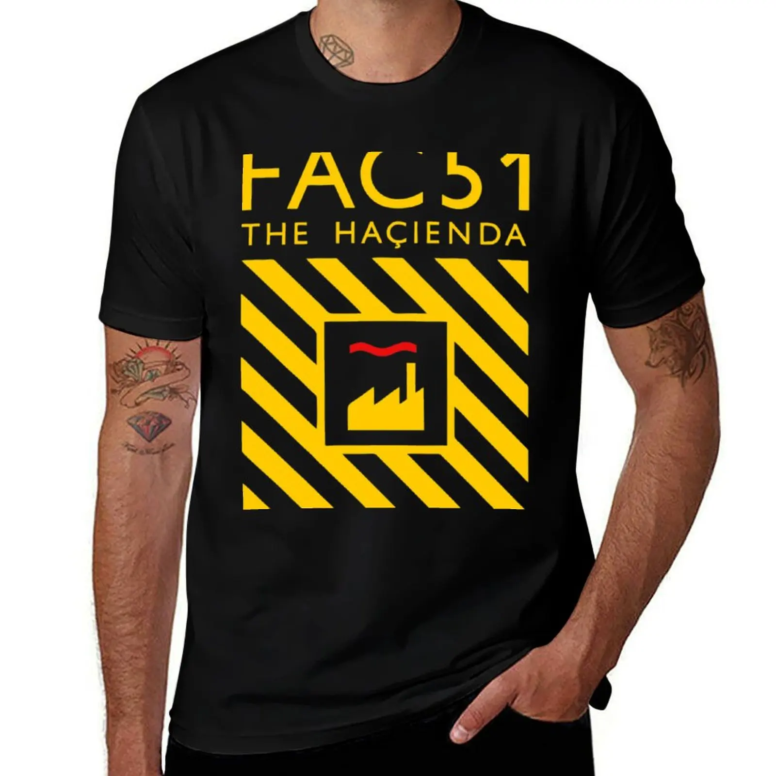 BEST SELLER - FAC51 The Hacienda Merchandise T-Shirt Dry Fit Running Short Sleeve Top T-Shirt