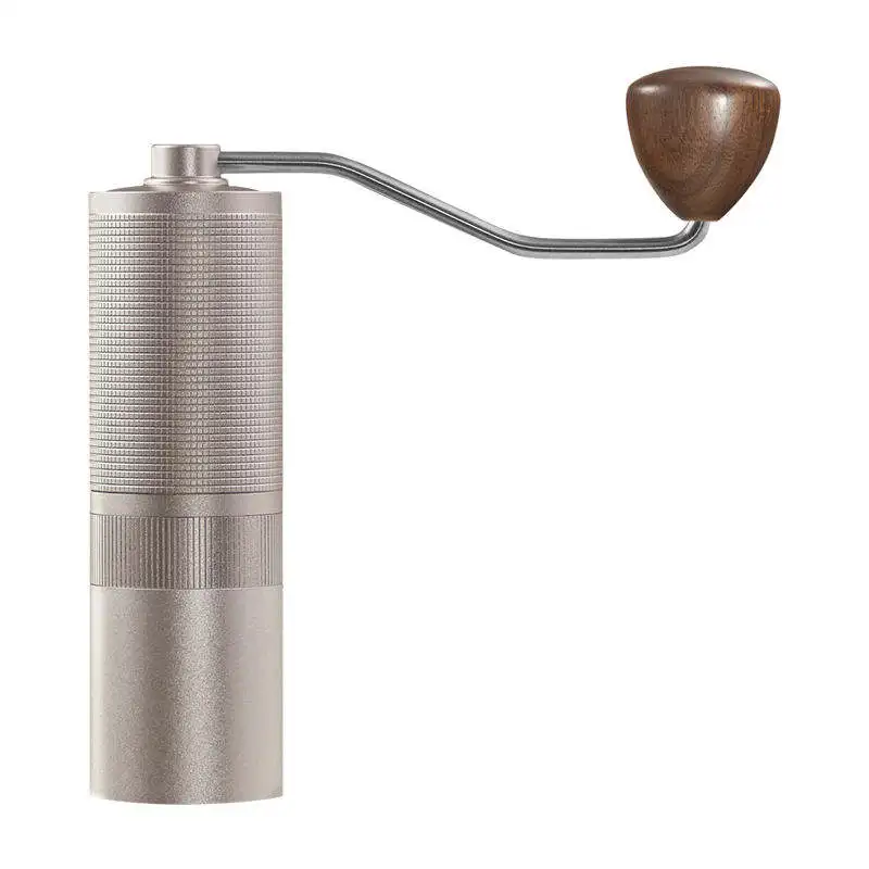 Rebarba cônica personalizada 420 aço inoxidável al-liga corpo rebarba espresso moedor de grãos de café manual moedor de café