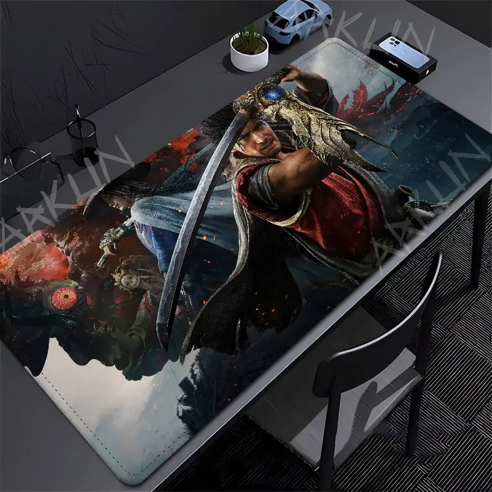Cool Fashion Soulslike Action-Adventure Game Way of the Sword Large Gaming Mouse Pad XXL 900X400 Gamer Computer Table Mat