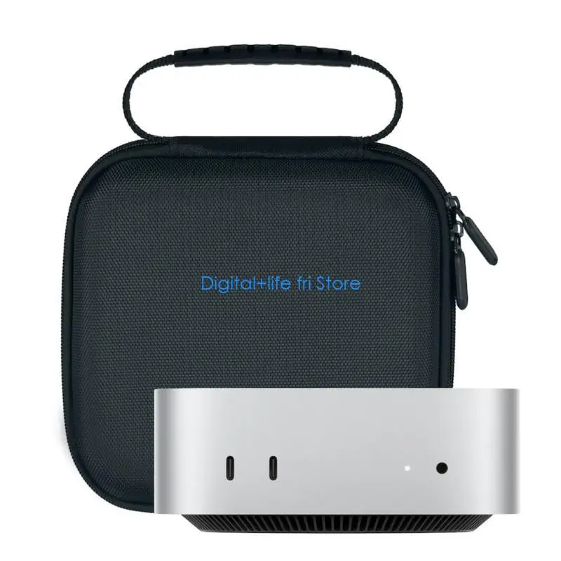 

E06D EVA Hard Travel Case for Host Mouse Power Cable, Secure Carrying Solution with Accessory Pocket