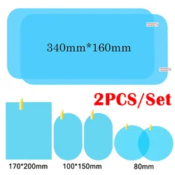 1/2Pcs For All Sizes Car Truck Rearview Mirror Rain-proof Film Waterproof Anti-fog Mirror Stickers Car Window Rain Protector