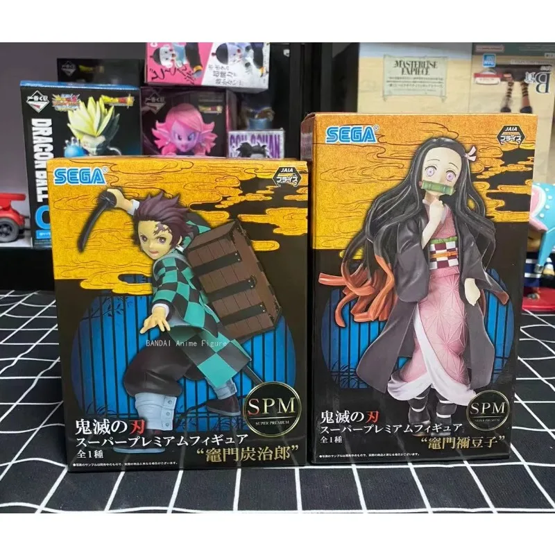 In Stock SEGA Genuine Original Demon Slayer Kamado Tanjirou Nezuko PVC Anime Figures Toys Collection Gifts view 2