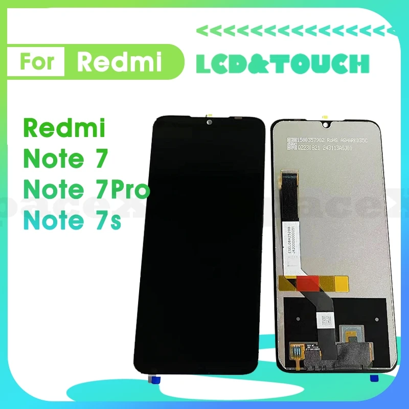 

Note7 6.3"Original For Redmi Note7 Note7pro Note7s LCD Display Touch Digitizer Assembly Replacement Screen Note 7 pro Note 7s