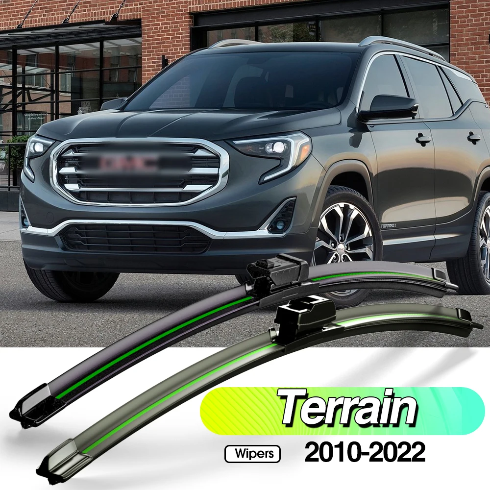 

For GMC Terrain 2010-2022 2pcs Front Windshield Wiper Blades Windscreen Window Accessories 2011 2014 2016 2017 2019 2021