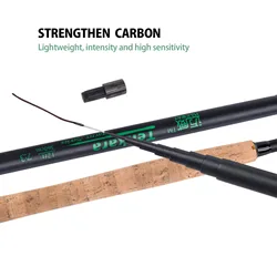 Caña Tenkara Goture – Fibra de carbono ligera, acción 3/7, 12 pies