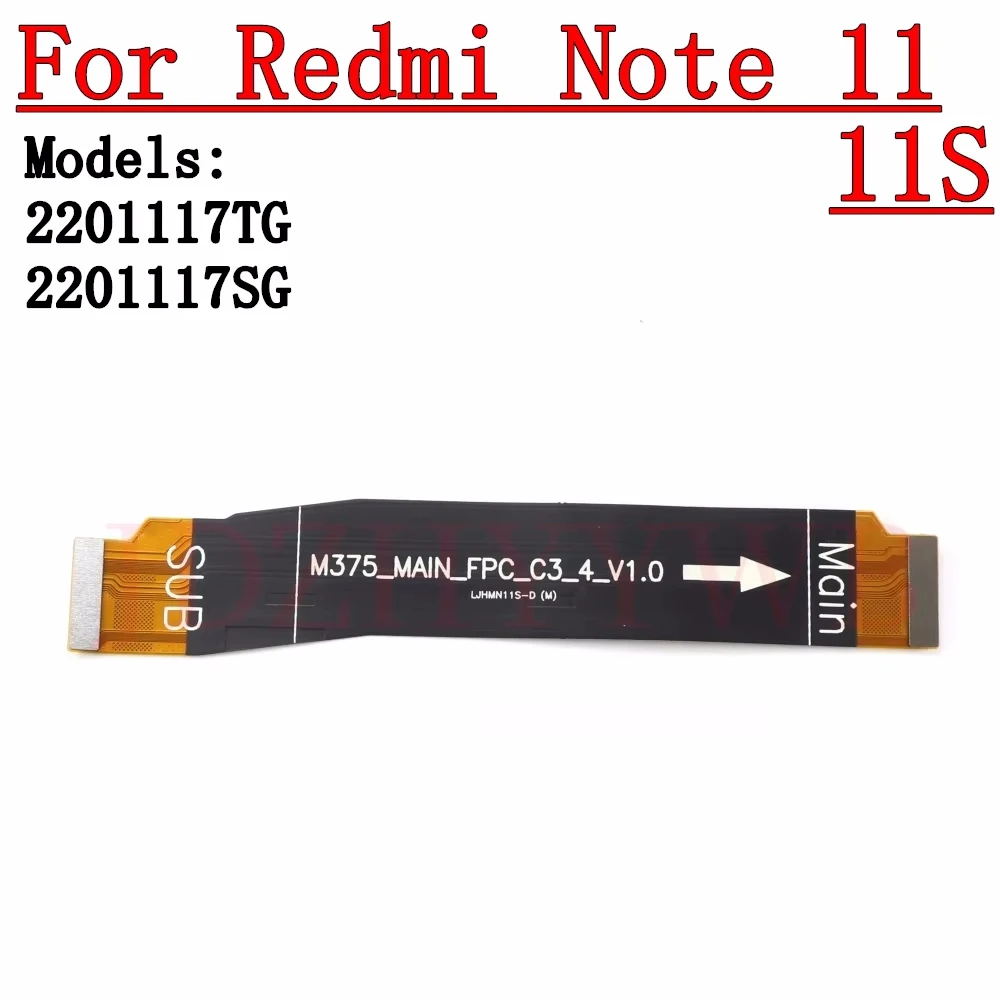 

USB Charger Dock Charging Port Board Connector Main Motherboard Flex Cable For Redmi Note 11 11S Note11 Note11 4G