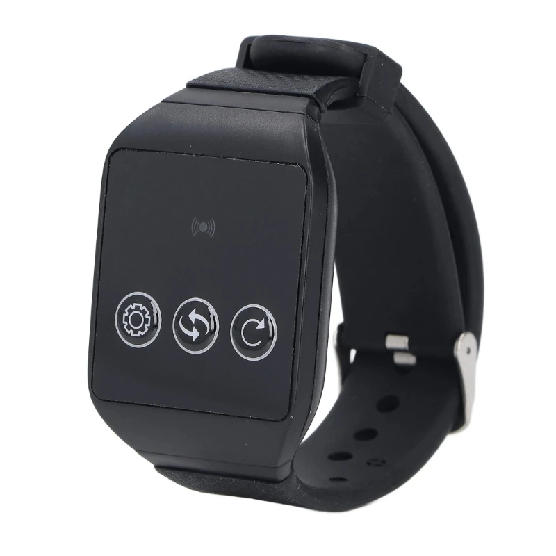 Asistencia para personas mayores Botón llamada inalámbrico Reloj alerta resistente agua Fácil usar 918D
