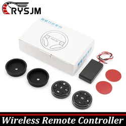 * Araba Direksiyon Kontrolü Bluetooth uyumlu LED Araba Akıllı Uzaktan Müzik Çalar Ses Ayarlayıcı Android IOS için 10 Tuşlar
