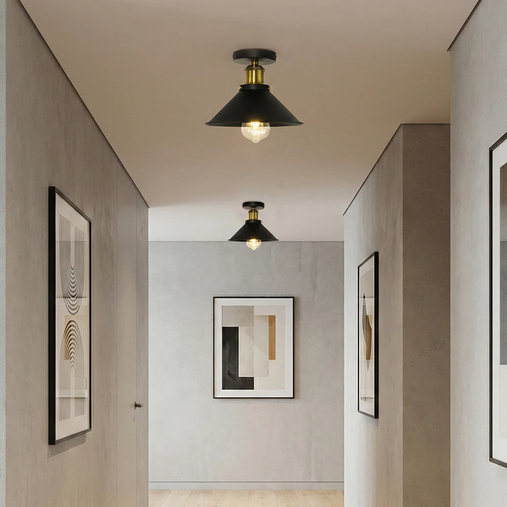 Industrial Style Ceiling Light Single Head Creative Iron Art Restaurant Aisle Light Clothing Shop Cafe Personality Diamond Light