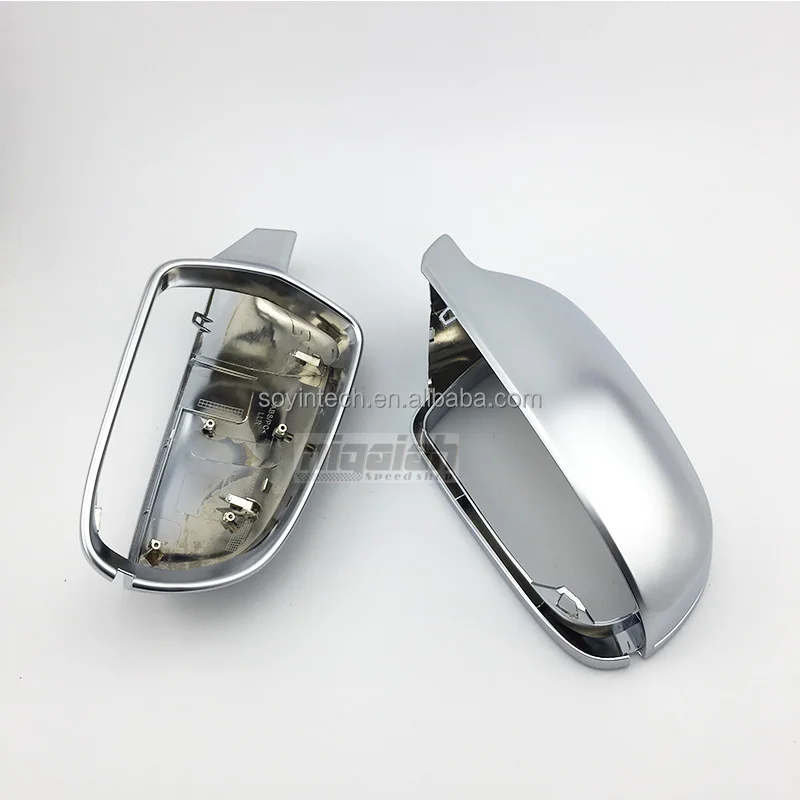 B8.5 Chrome Matt Mirror ABS Base Side Mirror Cover for Audi A4 S4 B8 Facelift A5 S5 B8.5 A3 S3 8P 2010-2015 Replacement