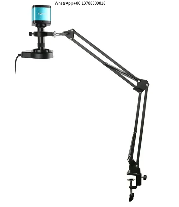 48MP 4K Electron Digital Microscope Camera 150X Lens Flexible Bracket Smartphone PCB Inspection Tools Ring Light