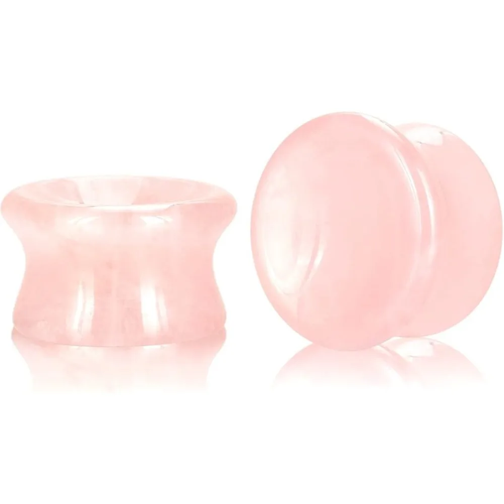 1 Paar Naturstein-Ohrmessgeräte, Plugs, Ohrtunnel, gestreckter Expander, Piercing für Damen und Herren, Körperschmuck, 2G-5/8 Zoll – Detail 8