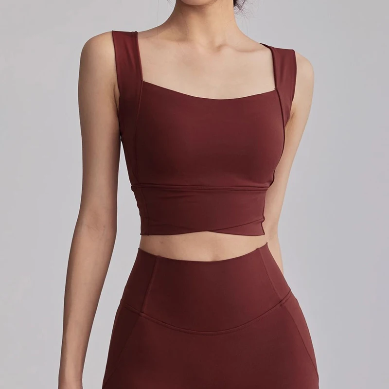 New design brings together the sense of sports bra, beautiful back, summer running training bra, beautiful back, yoga vest