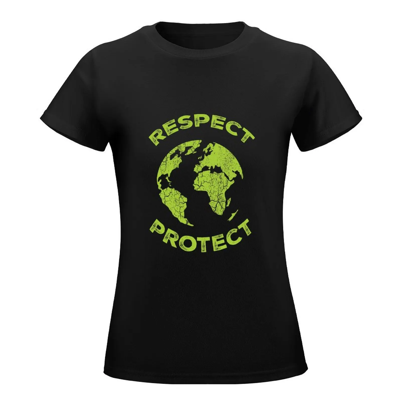 Protect & Respect Mother Earth Day 2018 Protect Environment T-Shirt tees workout t shirts for Women