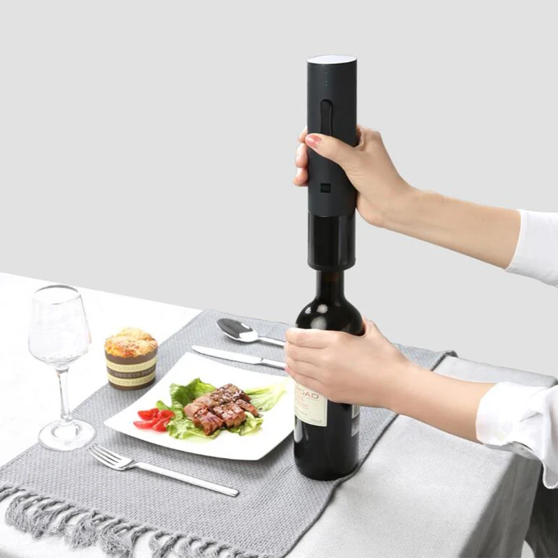 YOUPIN Huohou Automatic Corkscrew Red Wine Opener Convenient and Fast Electric Corkscrew Foil Cutter Cork Out Tool