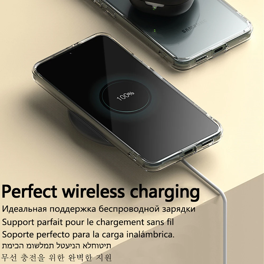 Shockproof Clear Case For Samsung Galaxy S20 S21 S23 Fe S24 Ultra S22 Plus A15 A55 A54 A53 A12 A13 A14 A32 A51 A52 A52s Cover