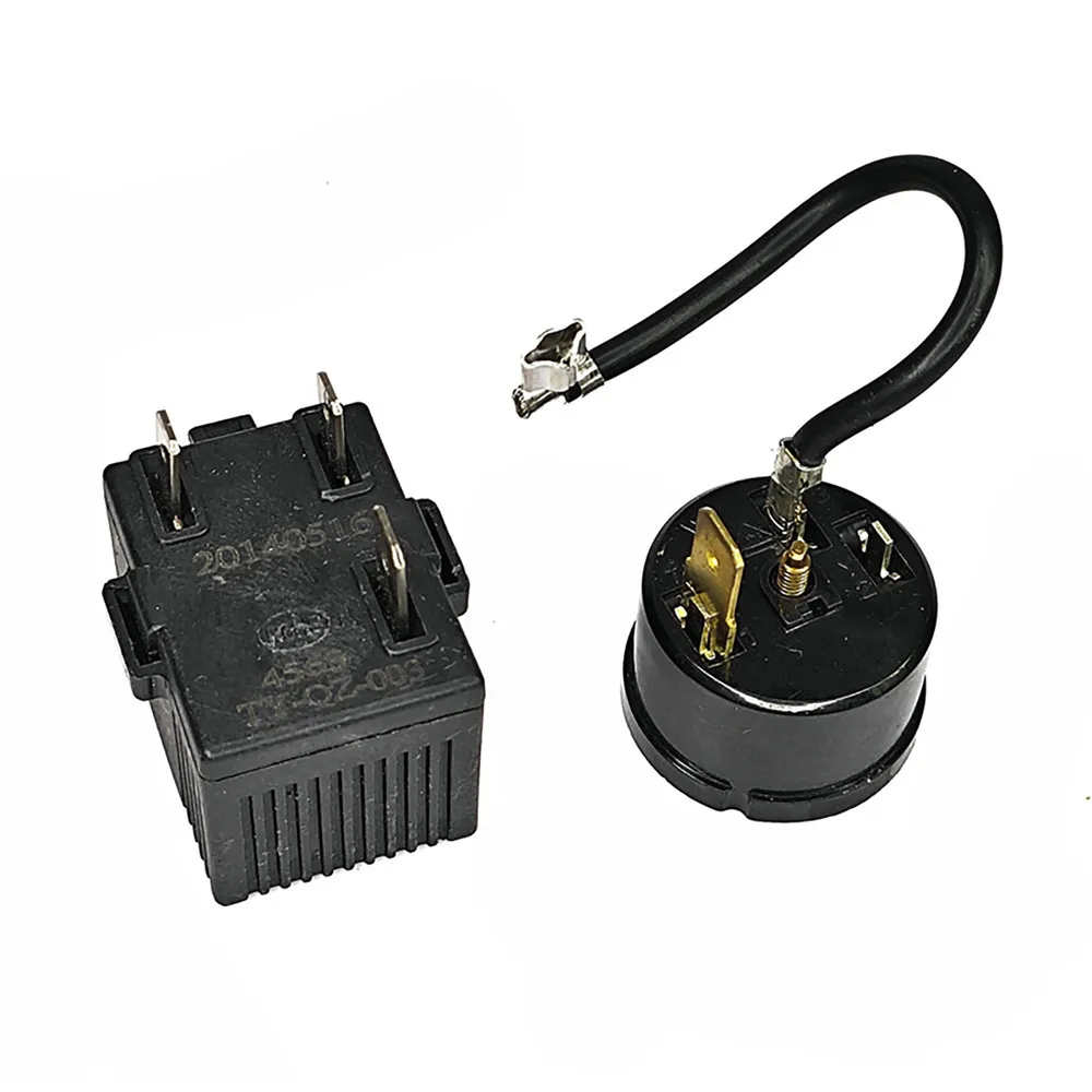 สีดำ2ปลั๊กไม่มีไฟฟ้าสตาร์ท TY-QZ-003 PTC/ป้องกันความร้อนเกินสำหรับ Haier ตู้เย็นคอมเพรสเซอร์อุปกรณ์ซ่อม