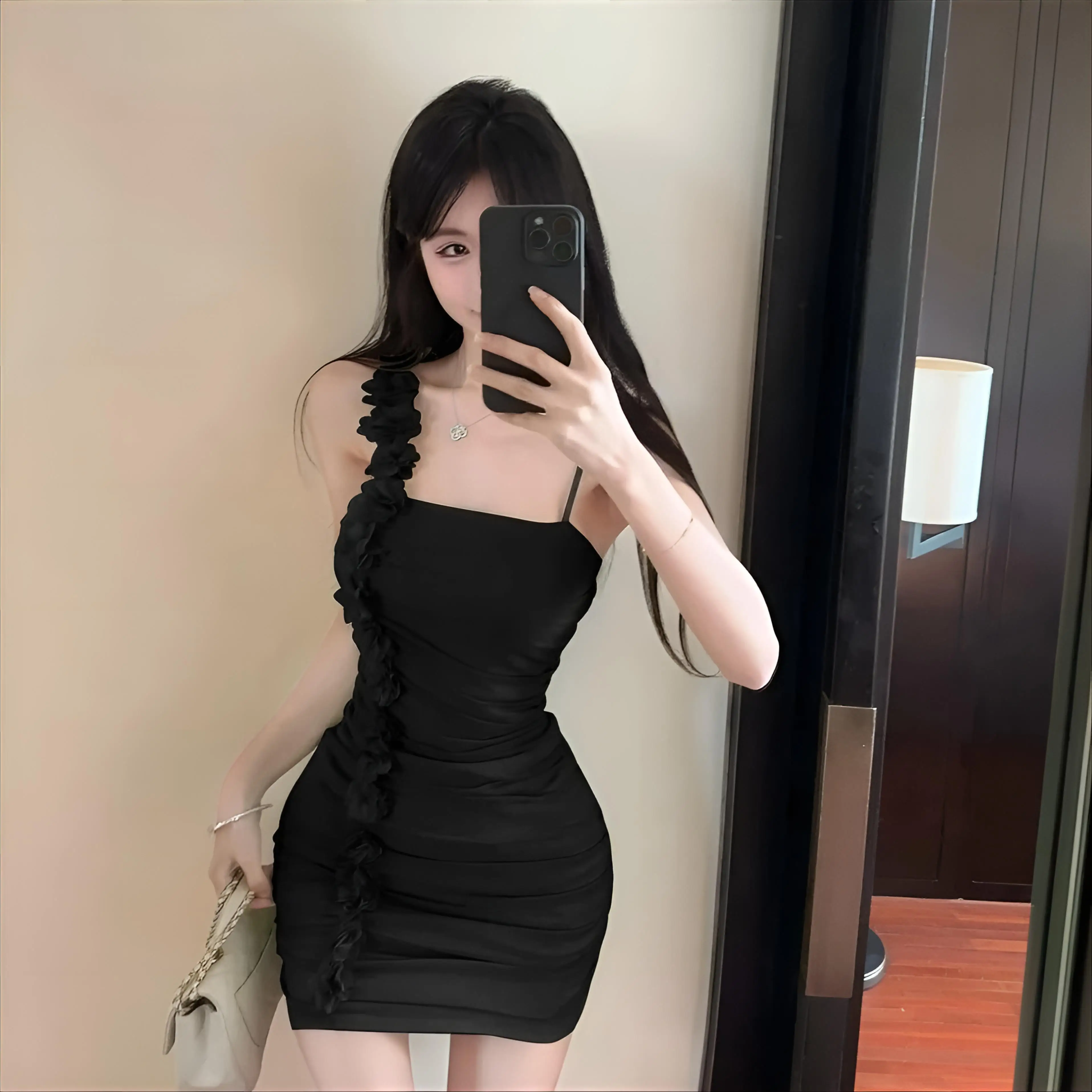 

Cover Up Half Swimwear Women Y2K Openwork Vocation Waisted Tassels Crochet Sexy Wild Comfortable Sparkling Sheer Khaki Resort GF