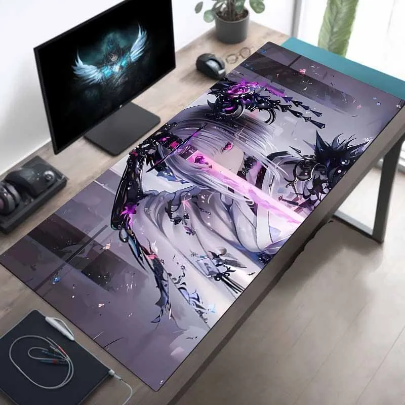 mouse-pad-gotico-de-anime-tapete-de-mesa-lavavel-e-antiderrapante-com-design-vibrante-de-personagem-com-cabelos-roxos