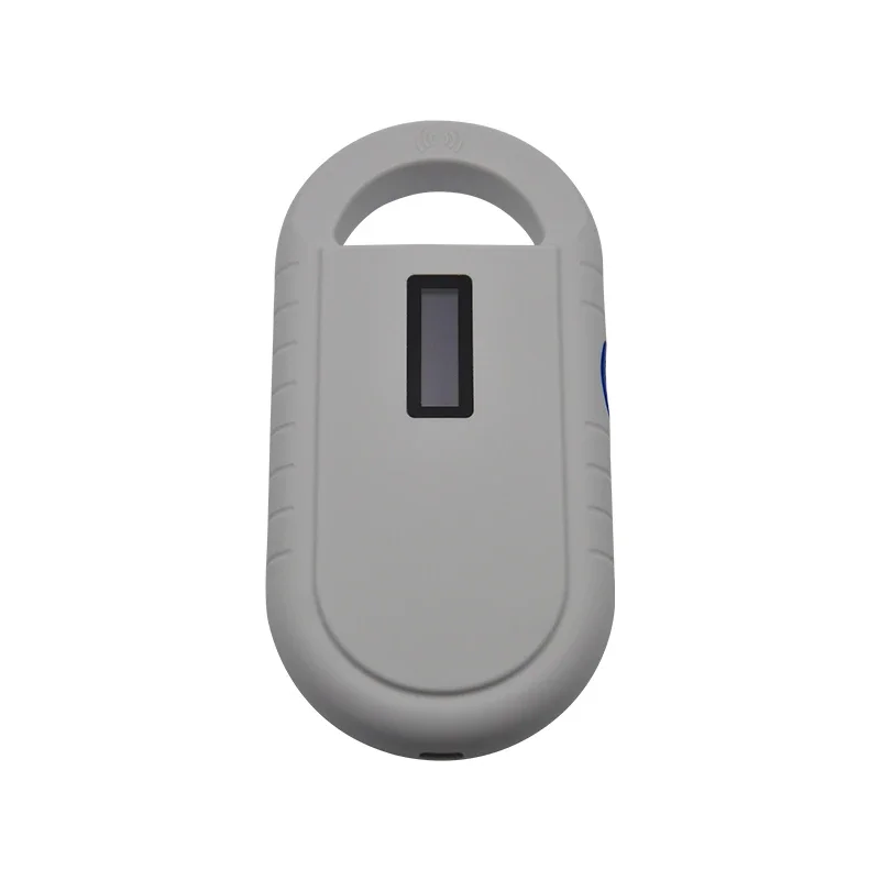 ISO11785/84 FDX-B الماسح الضوئي للرقاقة الدقيقة للحيوانات الأليفة، قارئ علامات RFID على شكل حيوانات، قارئ الكلاب، قارئ علامات أذن الخنزير 134.2 كيلو هرتز EM4305