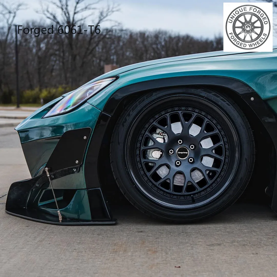 

2026 New 5x120 5x130 5x114.3 Carbon Fiber 2-Piece Forged Alloy Wheel Rims High Performance Sport Rims