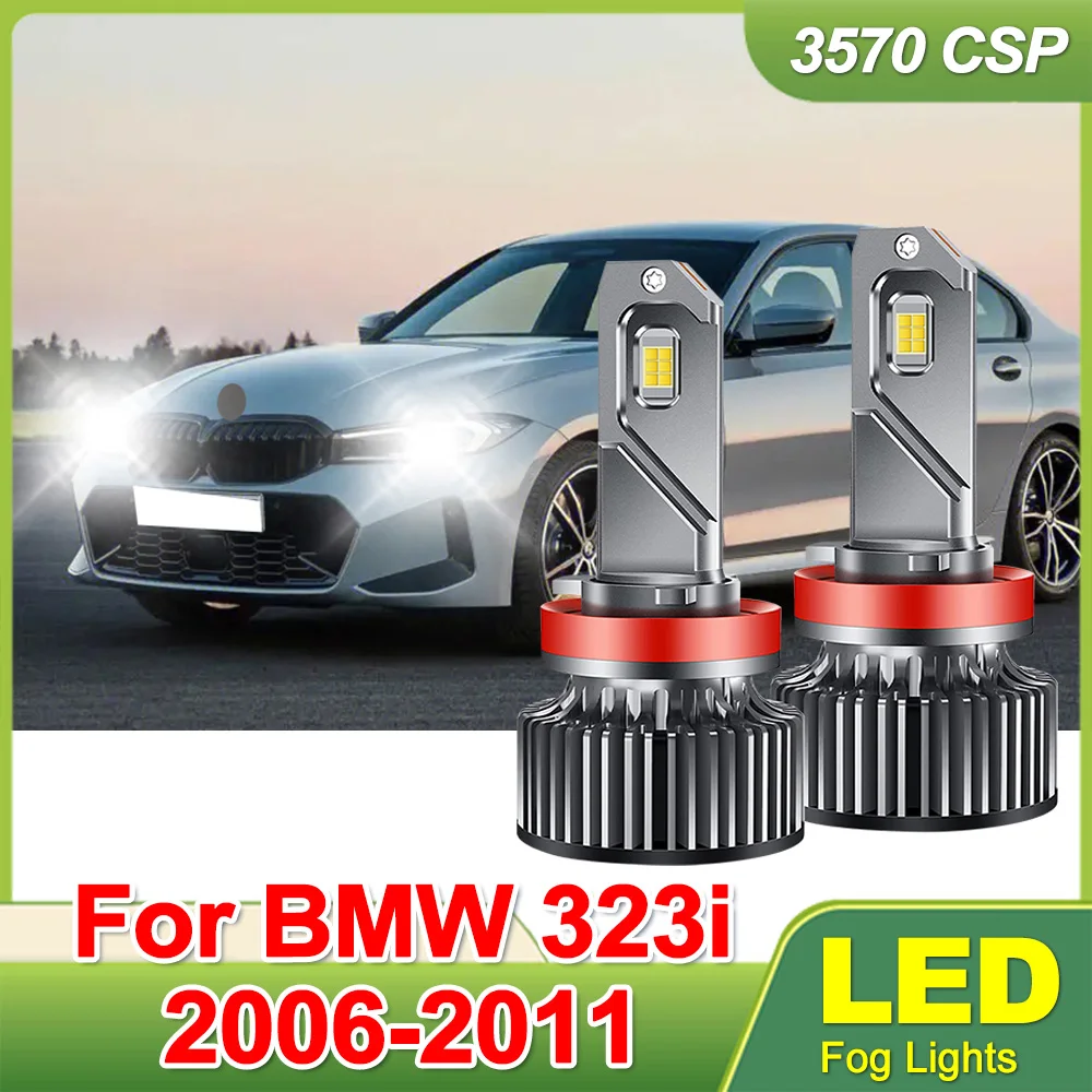 

H8 H9 H11 LED Fog Light Bulbs DRL 360° illumination Fog Bulbs 6000K Plug&Play front fog lamp For BMW 323i 2006-2011