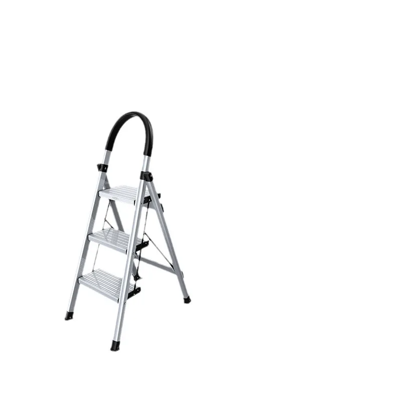 

Household, folding, telescopic, thickened, herringbone ladder, indoor, lightweight, aluminum alloy