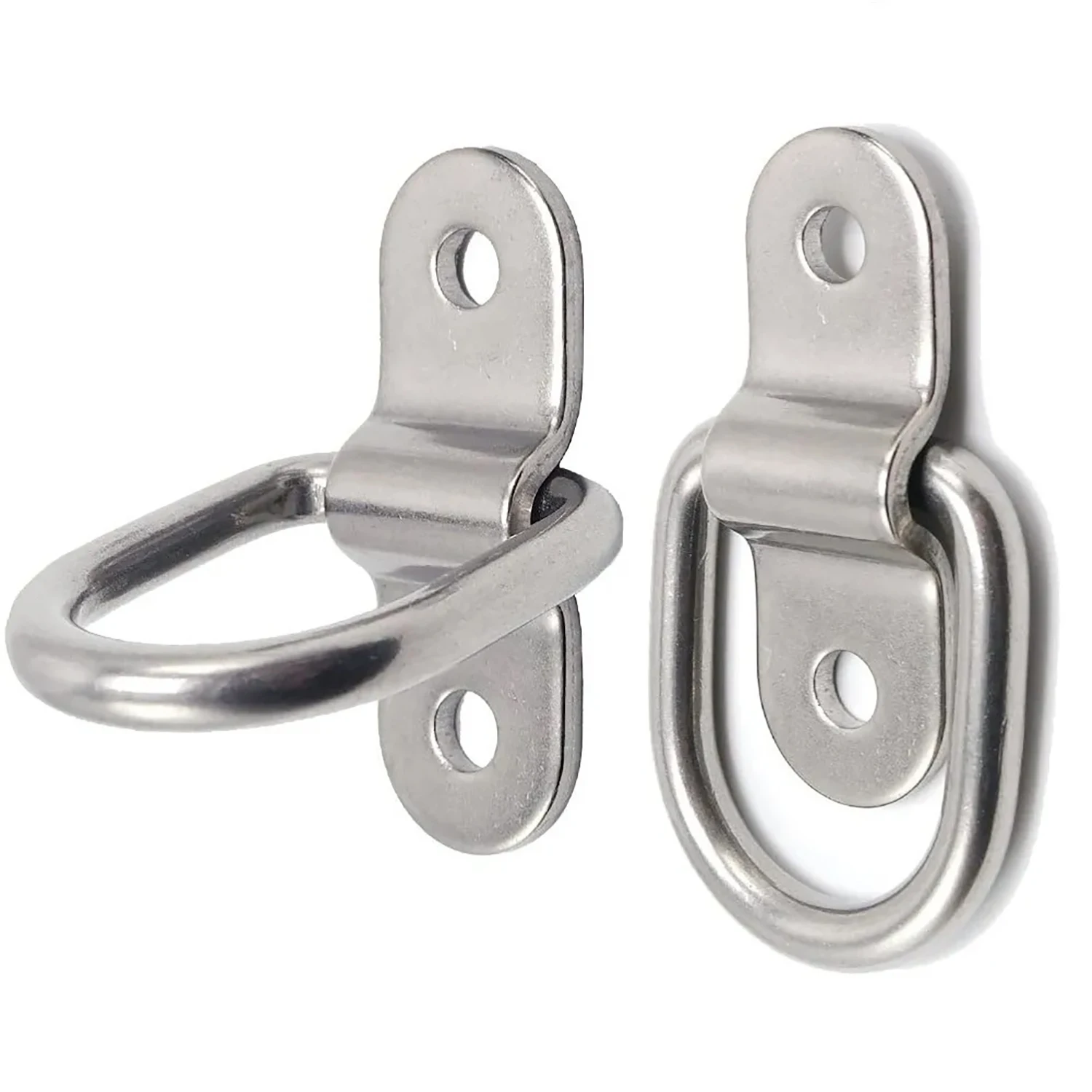 D-Ring Tie Down Anchors 2400LBS Heavy Duty Steel Capacity for Trucks, Trailers, and More (4 /6/12 Pcs)