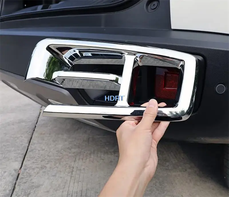 Fog Light Lamp Fame Trim Cover For Great Wall Haval Dargo 2020 2021 2022 Car Styling ABS Chrome Front Rear Bumper Exterior Parts