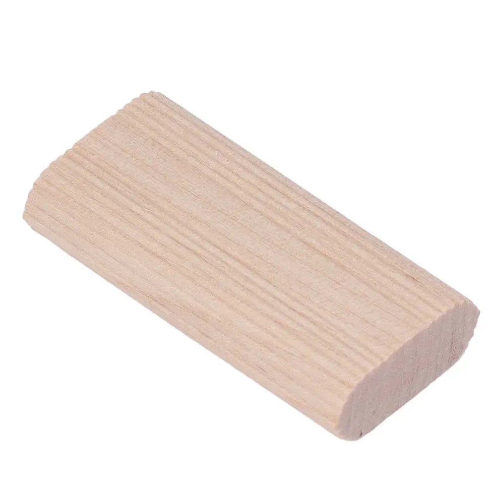 50pcs 6x20x40MM Wood Dowel Stopper Beech Wood Beech Insertion Dowel Block Woodworking Furniture Splicing Furniture Making