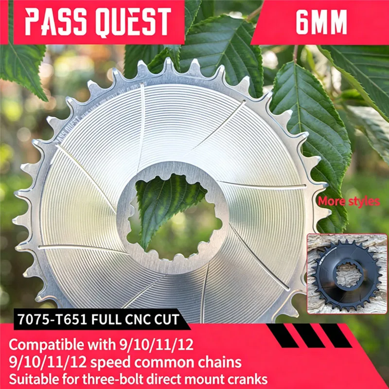 

SRAM GXP/DUB 6mm Offset Closed Direct Mount MTB Narrow Wide Single Chainring