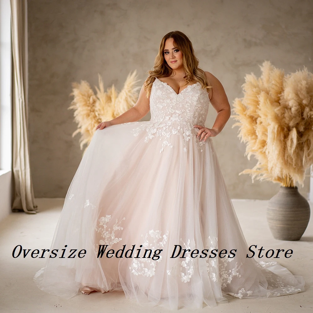 Plus Size Strapless Wedding Dresses with Lace Ivory Bridal Gowns for Women 2024 Summer New Soft Tullle Vestidos De Novia Lace