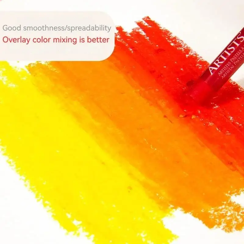 ألوان الباستيل الزيتية الناعمة للفنانين، مجموعة احترافية مكونة من 12/25/48 ألوان متنوعة، لوازم رسم غير سامة قابلة للذوبان في الماء