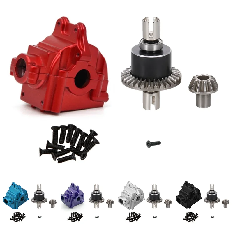 

Wltoys 144001 144002 144010 124007 124016 124017 124018 124019 Metal Gear Box GearBox Housing and Differential Upgrade Parts