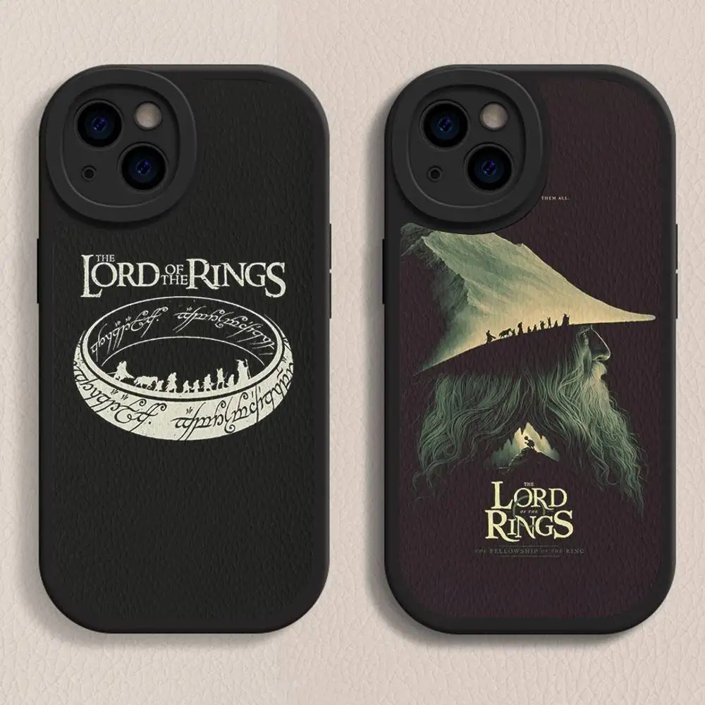 

Movie The Lord Of The R-Rings Silicone Phone Case For IPhone 16 15 14 13 12 11 Pro Max Mini Leather Soft Cover