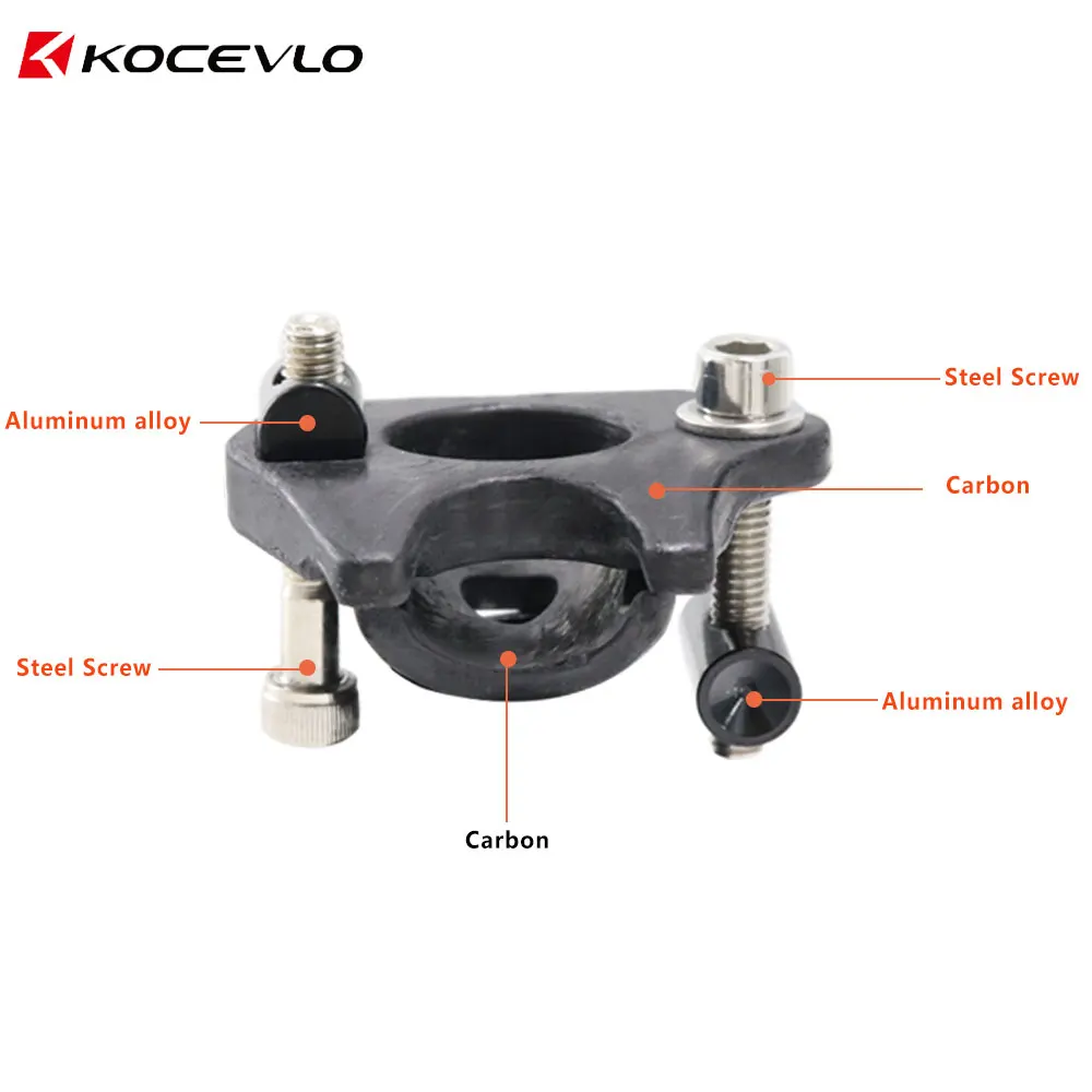 KOCEVLO Carbon Fiber Seatpost Mountain Bike/Road Bike Top Cover Stem Cover Material Seatpost Light Seatpost Parts