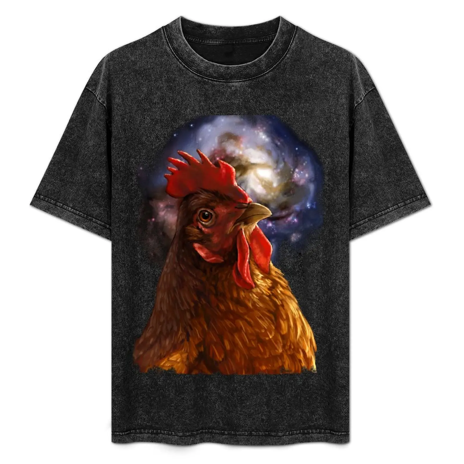 

Chicken Galaxy T-Shirt summer tops tees men clothes