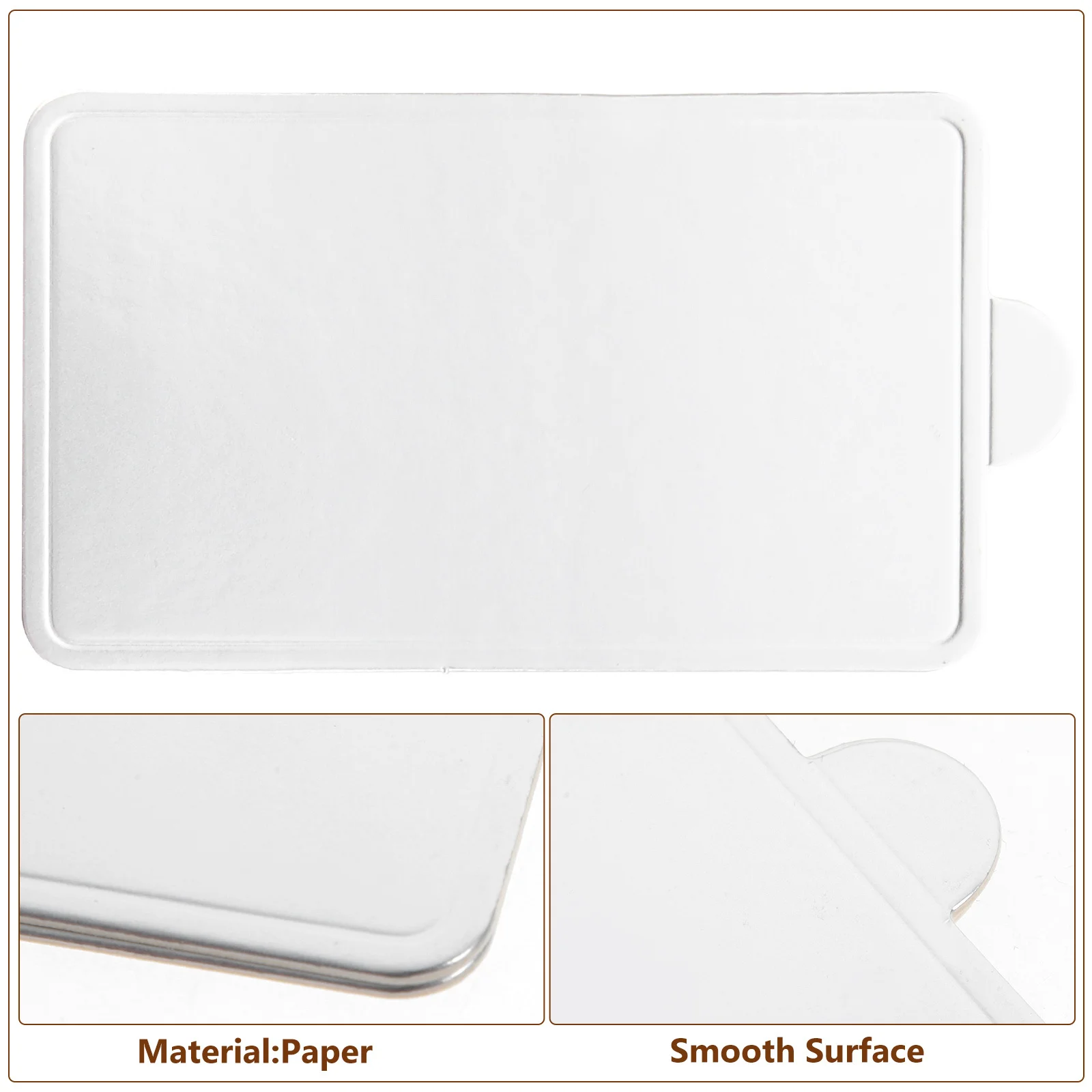 

100Pcs Mousse Cake Boards Paper Disposable Wedding Birthday Party Cake Display Base Dessert Display Boards Baking Supply