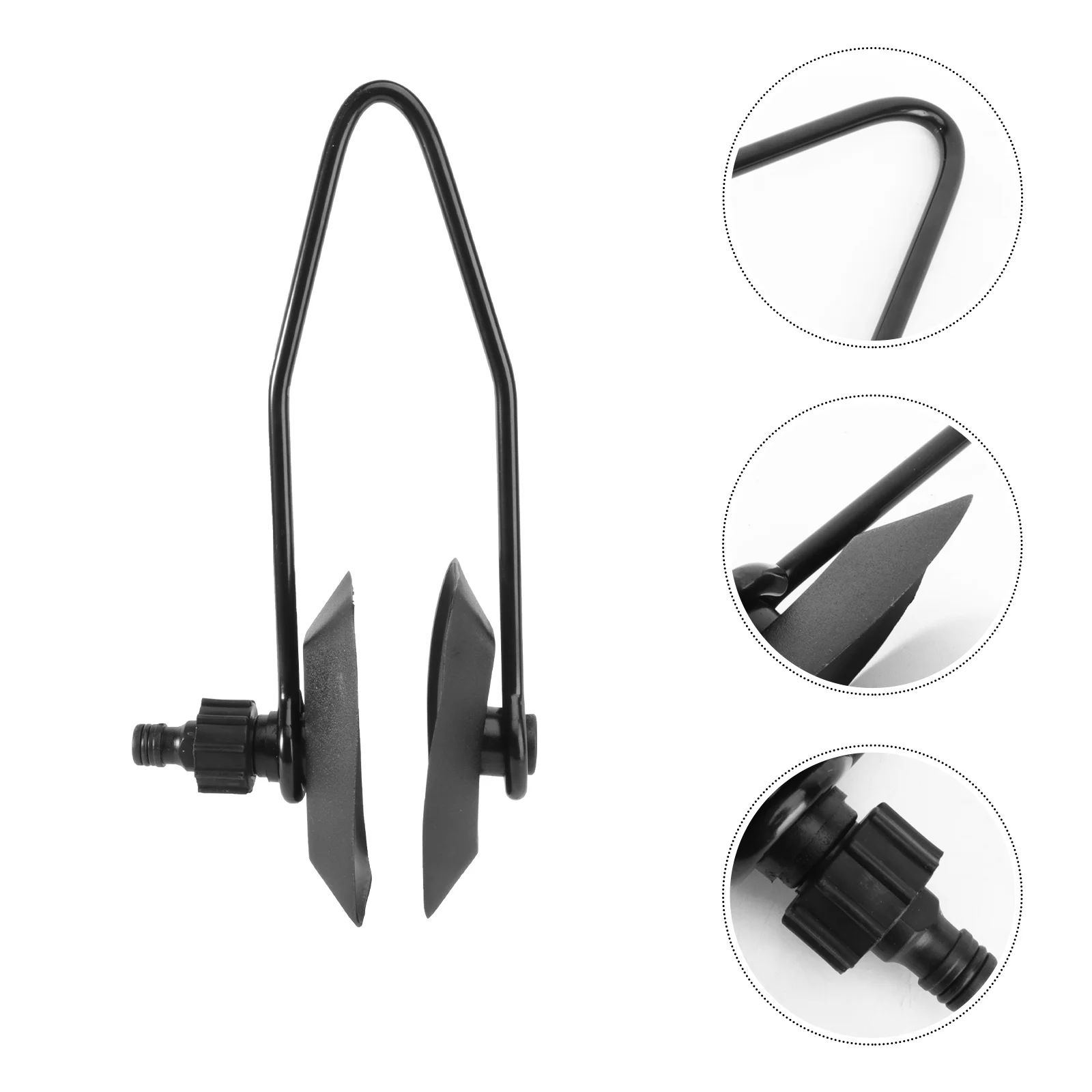 

Universal Rectangular Marine Boat Yacht Motor Flusher Engine Ear Muffs Cup Outboard Garden Hose (Black)